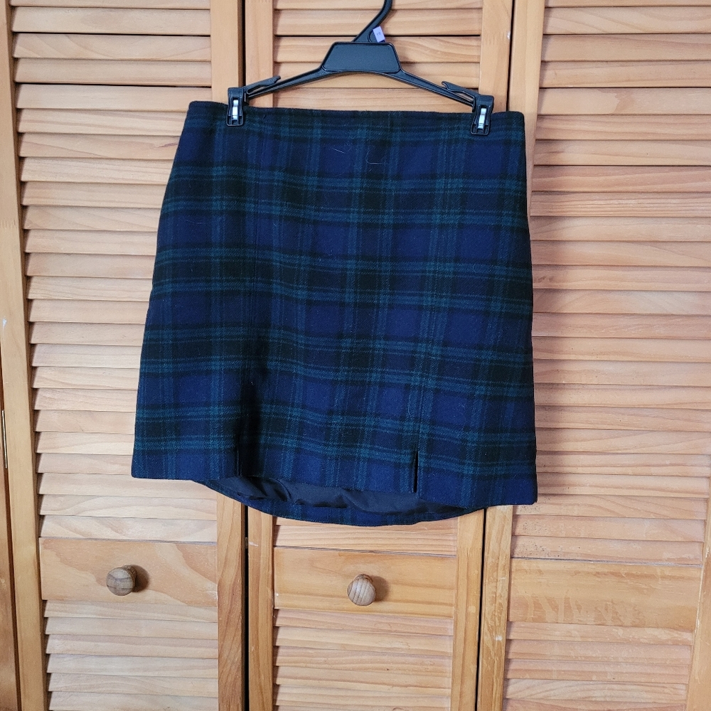 Hollister Ultra High Rise plaid skirt L